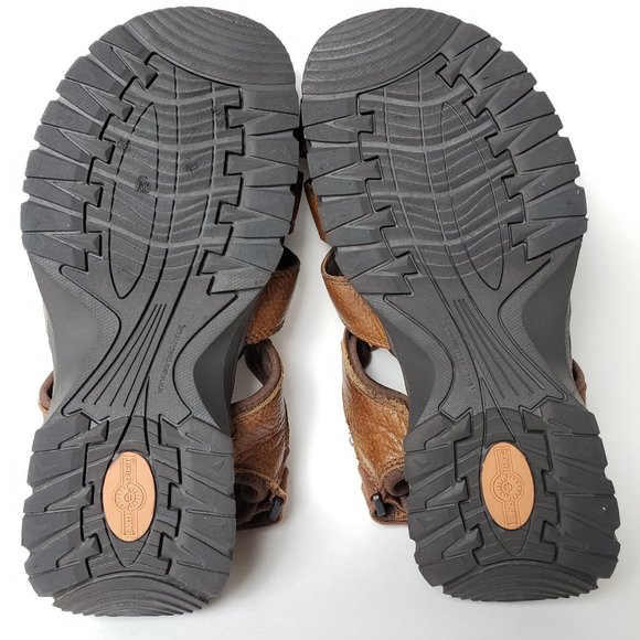 Earth Spirit Gelron 2000 Fisherman 2513067 Brown Leather Sandals, Mens Sz 8 - Picture 10 of 12